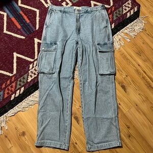 Madewell low slung cargo jeans